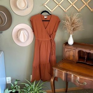 Target dress bundle! Size M. Wrap dresses super soft 100% cotton gauze.